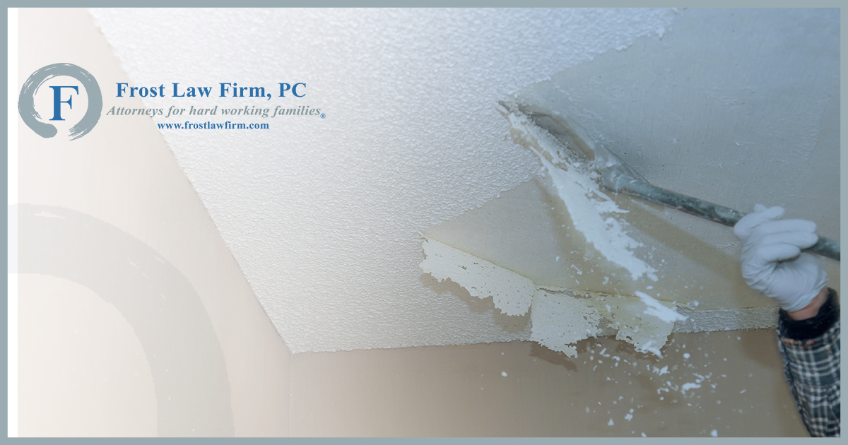 How to tell if your popcorn ceiling contains asbestos